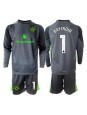 Billige Manchester United Altay Bayindir #1 Keeper Bortedraktsett Barn 2025-26 Langermet (+ Korte bukser)